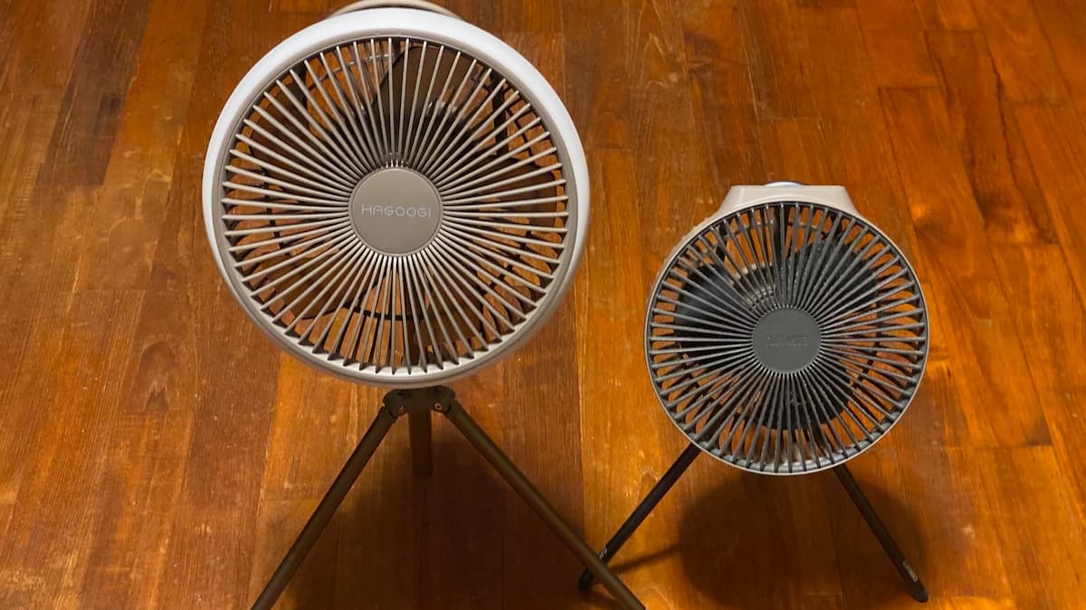 HAGOOGI キャンプ扇風機とFAN V600を比較