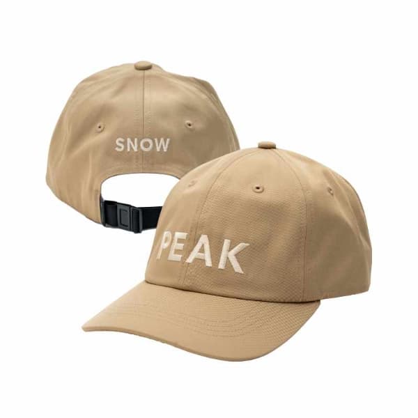 PEAK SNOW Graphic Cap BEIGE