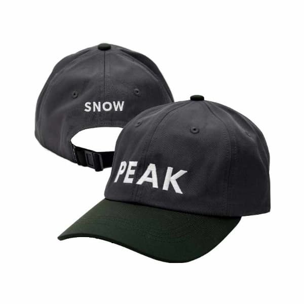 PEAK SNOW Graphic Cap CHARCOAL
