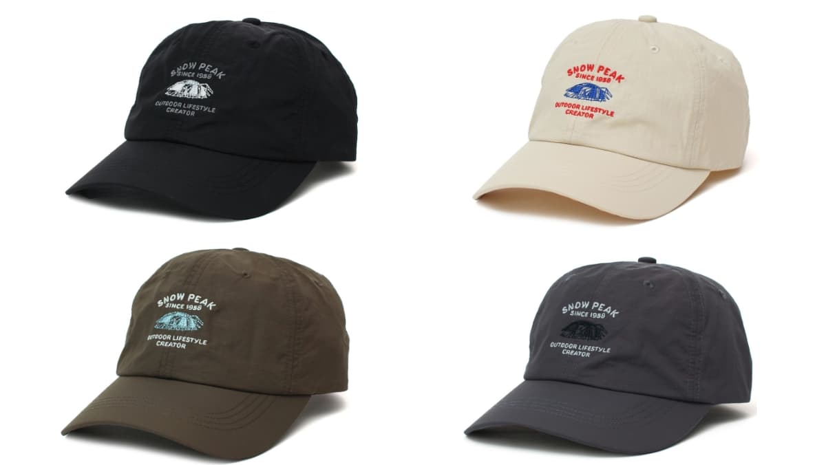 Camping Embroidery Cap