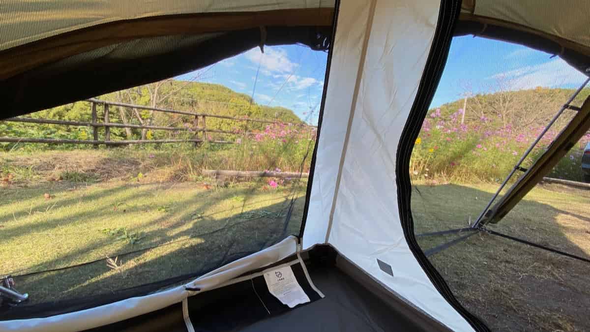 ウカ インナーテント内からの様子