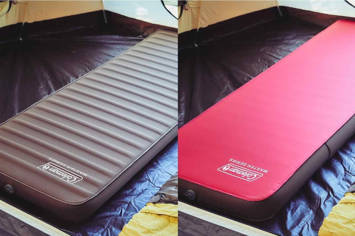 コールマン コンフォートインフレーターマットハイピーク/シングル 表裏