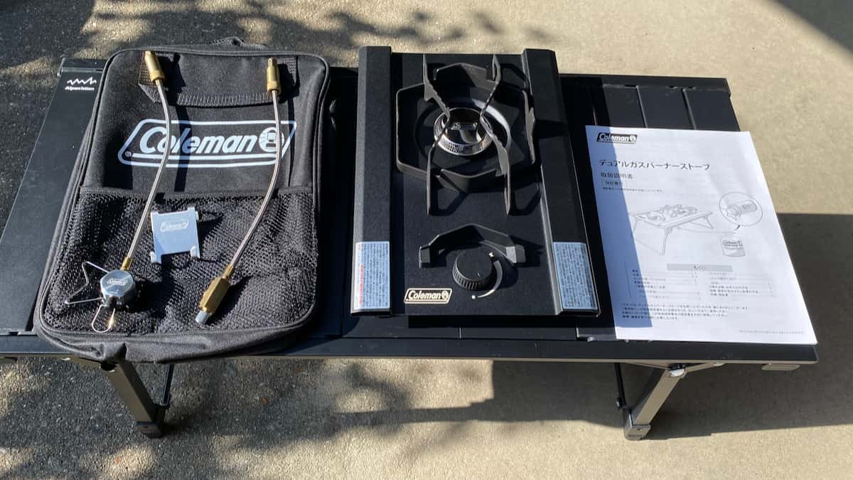 コールマン デュアルガスバーナーストーブ2