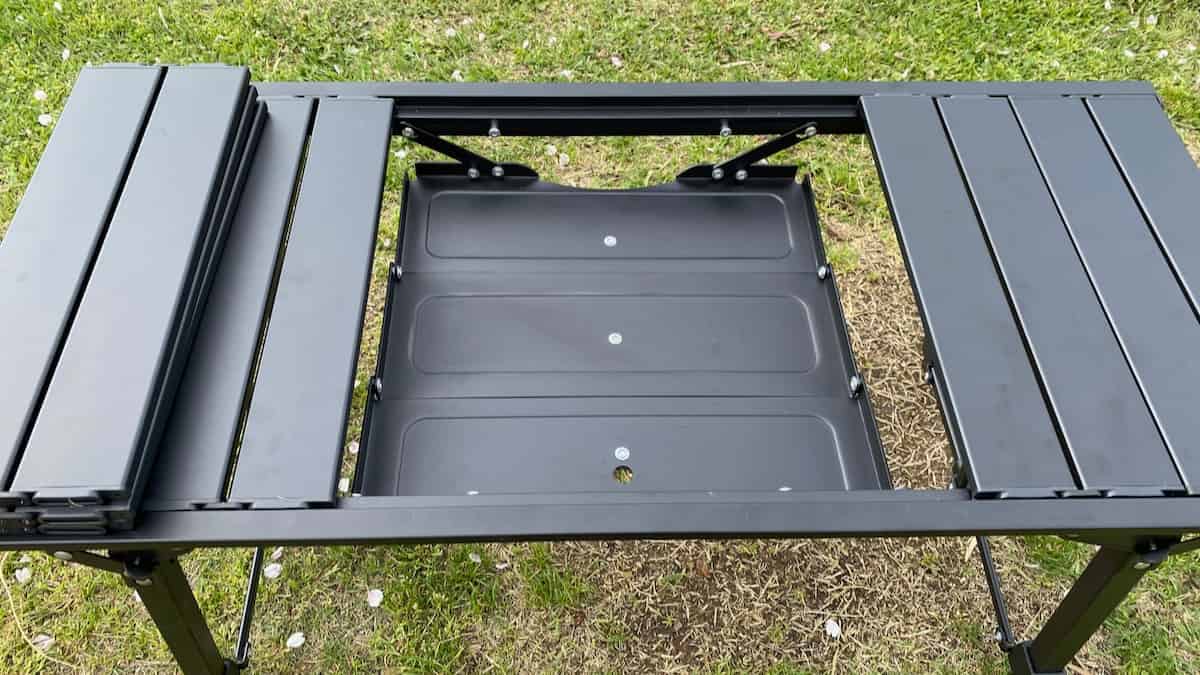 アルペンアウトドアーズ アルミユニットテーブル88 レビュー｜コスパ