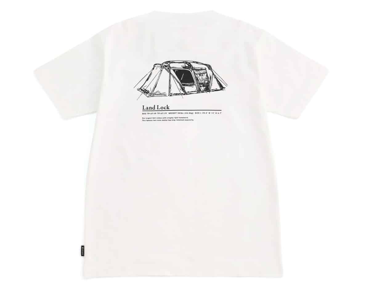 Land Lock T-Shirt ホワイト