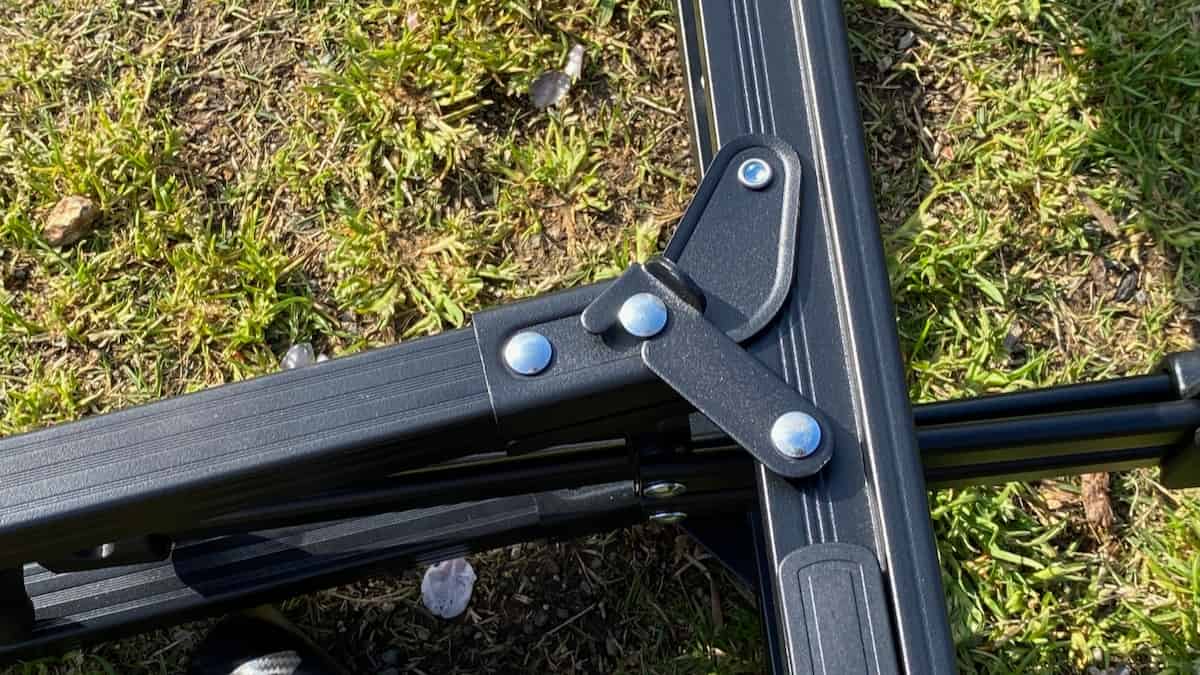 アルミユニットテーブル88 オプション サイドフレーム4