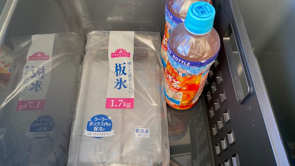 コアフラックス クーラーボックス VIP26L 保冷力レビュー 1日目15:00-1