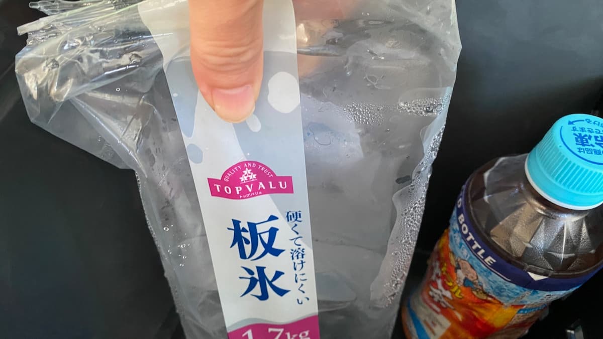 コアフラックス クーラーボックス VIP26L 保冷力レビュー 2日目5:30-1
