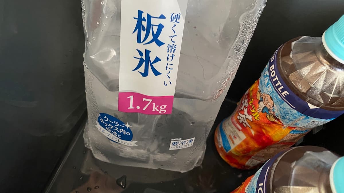 コアフラックス クーラーボックス VIP26L 保冷力レビュー 2日目5:30-2
