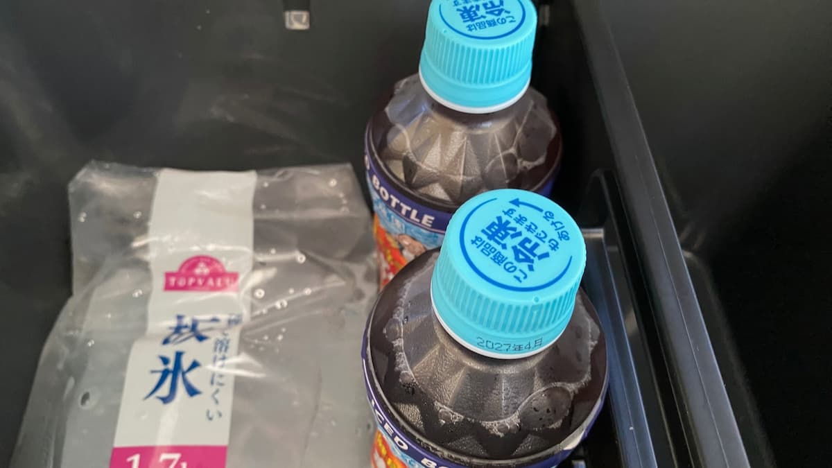 コアフラックス クーラーボックス VIP26L 保冷力レビュー 2日目5:30-3